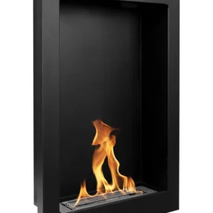 Biokominek wiszący Vertical czarny strukturalny mat