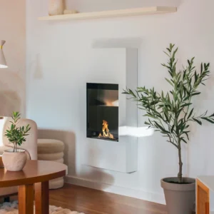 Biokominek portalowy MODERN biały mat 105 × 55 × 15 cm