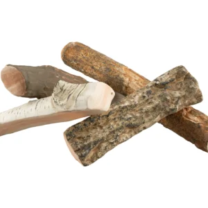 Polana ceramiczne drewniane MIX do biokominka 4 szt.
