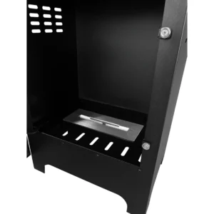 Biokominek Koza Mini czarny mat z szybą 40×52×30 cm